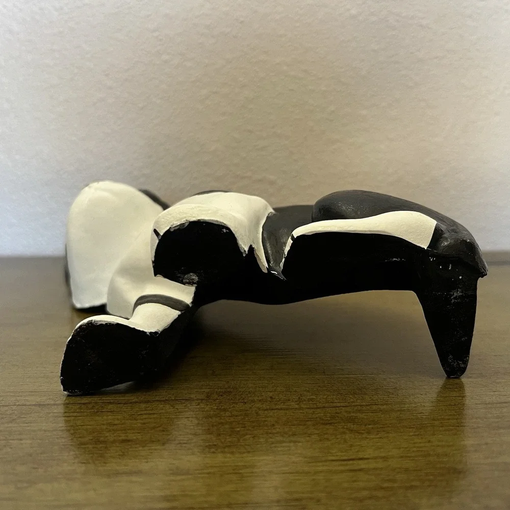 Vintage Cast Iron EMIG #8081 Boston Terrier Doorstop‎ 7 1/2 